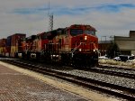 BNSF 3802 and 6007